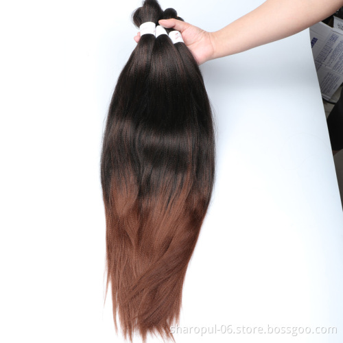 Pre Strech Braiding hair synthetic Japanese Fiber real EASY Hair Crochet Jumbo Braid